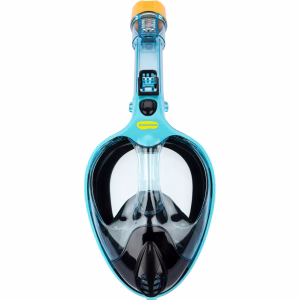 Waimea Kaipo full face duikmasker met opvouwbare snorkel, anti-condens lens en panoramisch zicht voor comfortabel snorkelen